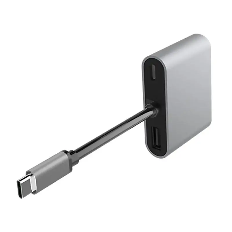 Адаптер практичный классический нежная текстура прочный 4 в 1 USB TYPE-C концентратор 4 порта Расширение Док-станция для ПК ноутбук