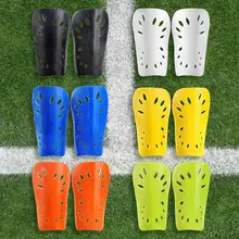 

1 Pair Sports Soccer Shin Guard Pad Adult Children Outdoor Sports Perforated Straps Leg Guard Ultra-light Protective Gear