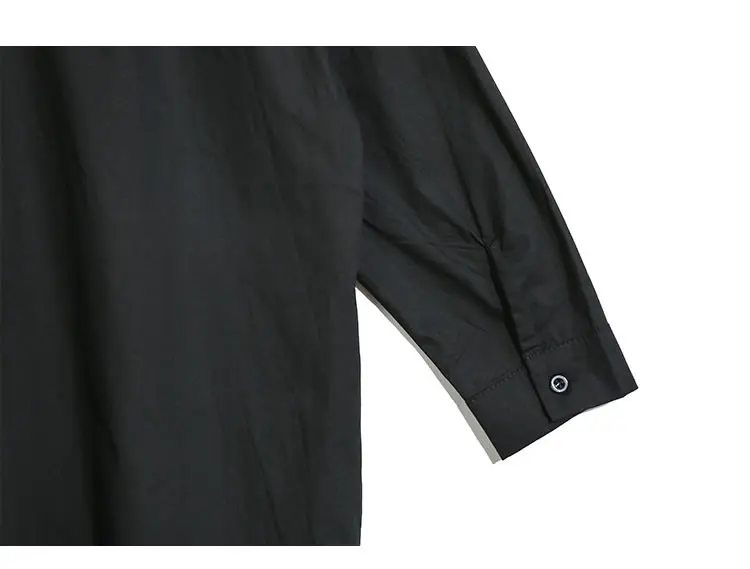 XITAO Tide, сетчатая блузка с лоскутным принтом, Длинная женская одежда, модное элегантное платье с отложным воротником, новинка, GCC1914