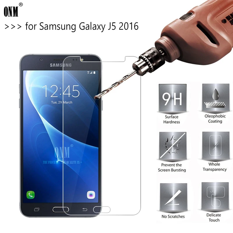 Закаленное стекло премиум класса 2.5D 0 26 мм 9H для Samsung Galaxy J5 2016 J510FN J510F J510G защитная