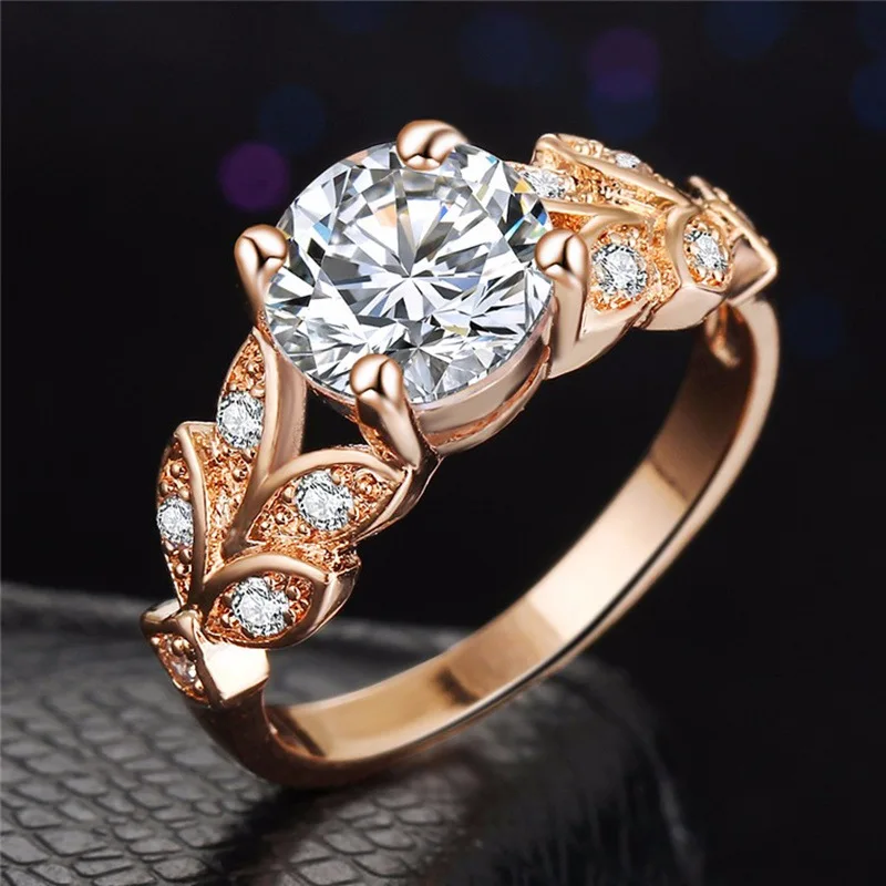 Bague Ringen горячая Распродажа 925 серебряные ювелирные кольца для женщин темперамент цветок циркон кольцо цвет розового золота юбилей подарок на день рождения