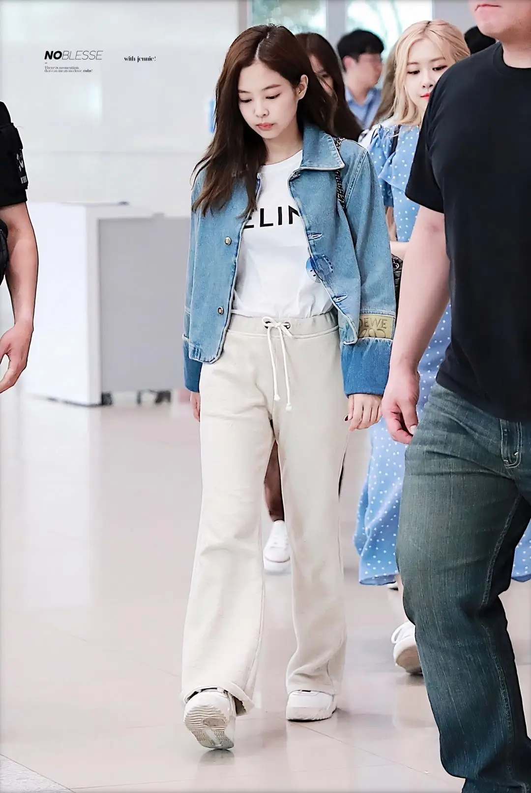 Kpop Blackpink JENNIE same модная трендовая Корейская тонкая джинсовая куртка женская уличная простая повседневная куртка Женское пальто свободного кроя
