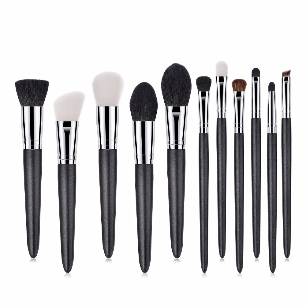 Professional 11Pcs Makeup Brush Sets Tools Cosmetic Brush Foundation Eyeshadow Eyeliner Lip Powder Brush Pinceau Maquillage