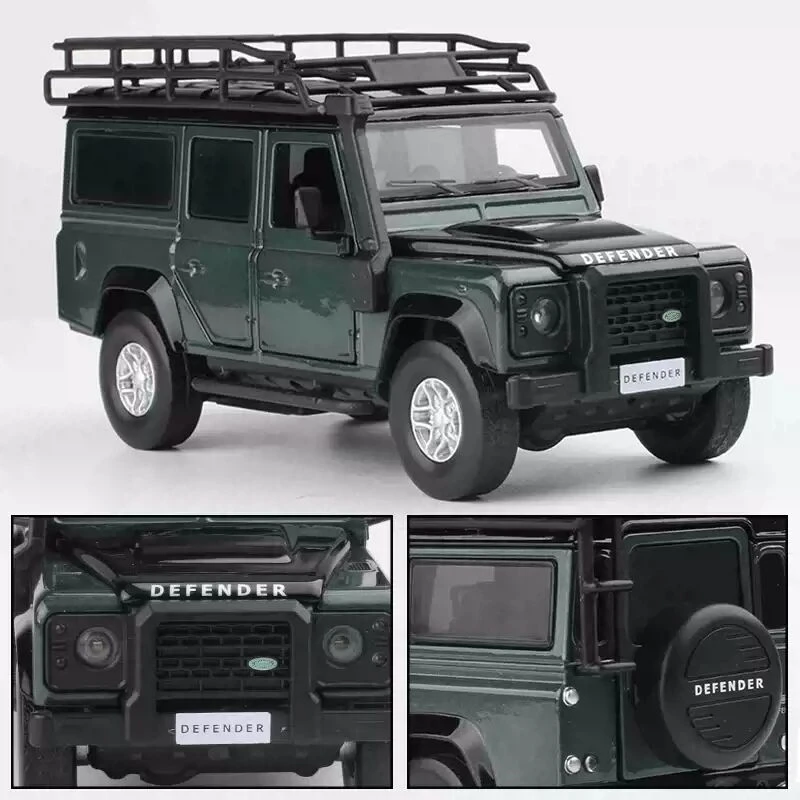 1:32 Range Rover Defender Alloy Car Model Diecast Metal Toy Off-Road Vehicles Car Model Simulation Collection Childrens Toy Gift 4