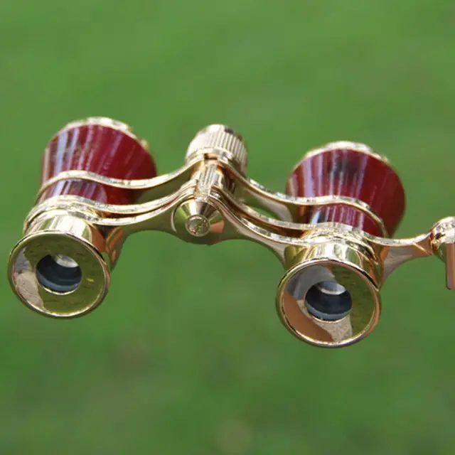 Mini Védhető Szüreti Szemüveg Binokuláris Távcső Fogantyú Divat Nők Elegáns Többcélú Opera Színházi Ló - Image 6