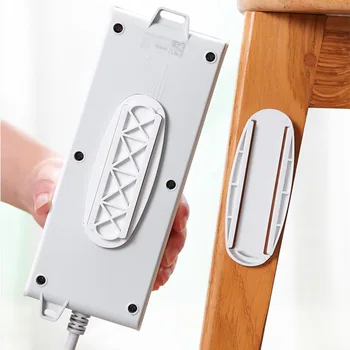 

Shelves For Wall Self Adhesive Desktop Socket Fixer Cable Organizer Self-Adhesive Power Strip Holder Fixator Wall Mounted Fixer