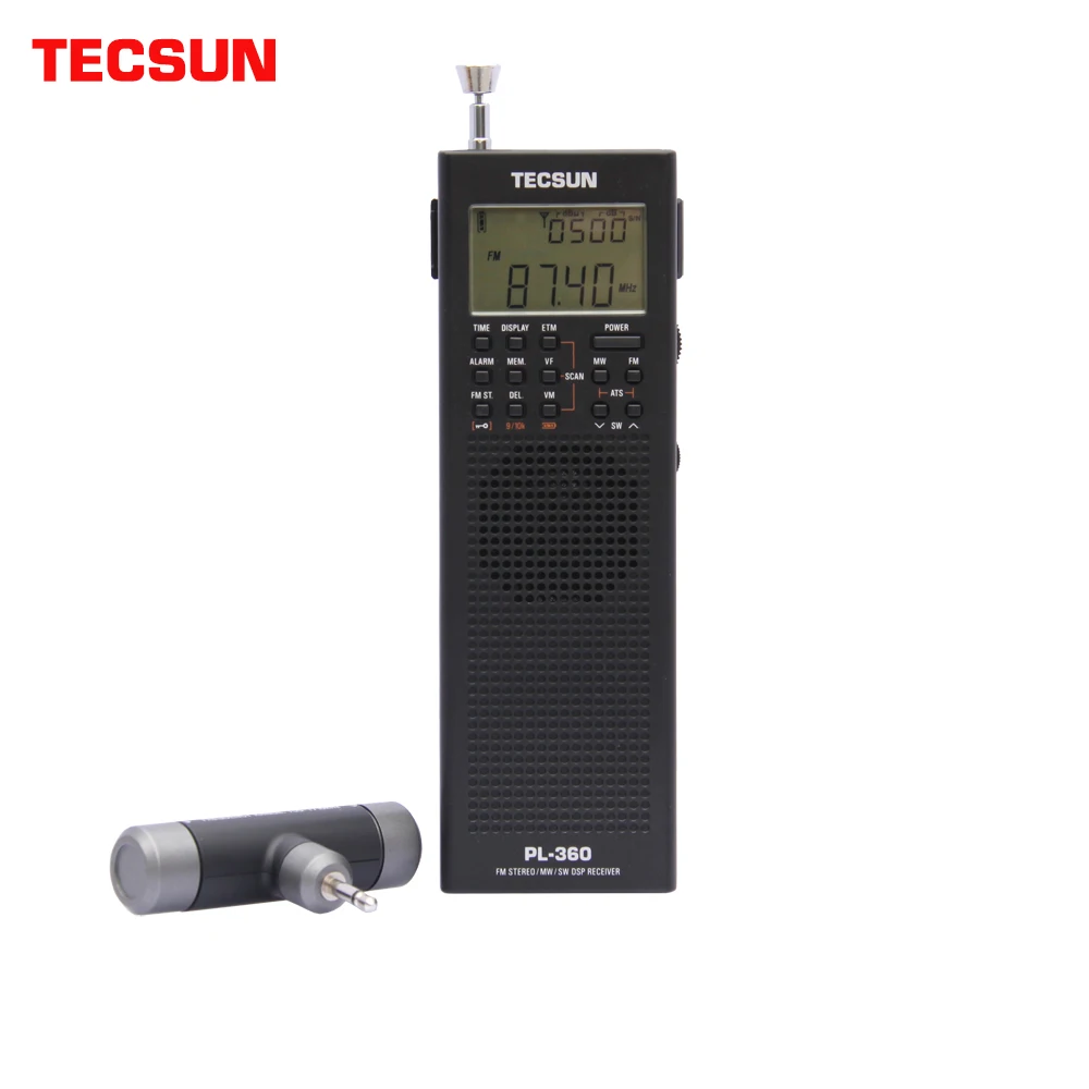 Tecsun PL 360 Полнодиапазонный FM/MW/LW/SW цифровая Демодуляция Карманный стерео ручной