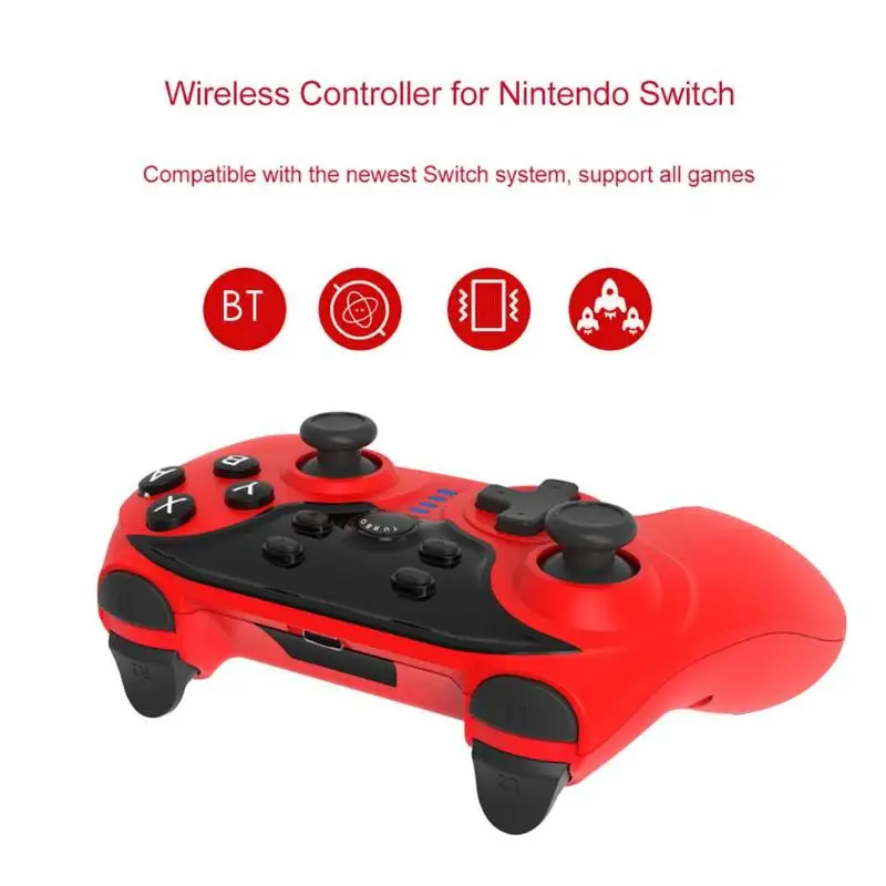 Беспроводной Bluetooth геймпад с гироскопом Axis Joypad подходит для Kind переключатель NS сильная анти-помехи способность простой