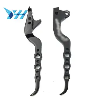 

2PCS CNC Aluminum Black Billet motorcycles Brake Clutch Hand Lever case for Suzuki GSXR1300R Hayabusa 1999-2007