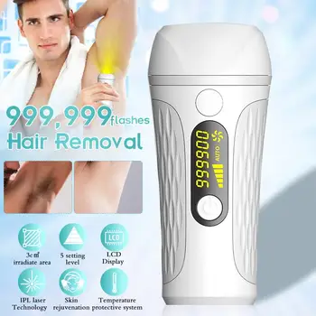 

Professional IPL Laser Epilator permanent Hair Removal system painless facial whole body bikini treatment for women men
