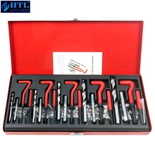 131 шт блок двигателя восстановление поврежденных резьбы ремонтный набор инструментов M5 M6 M8 M10 M12 профессиональный