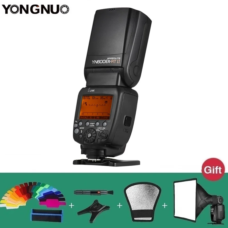 YONGNUO YN600EX-RT II ttl Master Flash Speedlite для камеры Canon 2 4G беспроводная 1/8000s HSS GN60 Поддержка