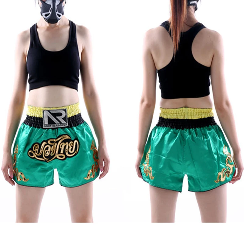 5 цветов боксерские трусы MMA Muay шорты для тайского бокса Kickboxing Fight для мужчин и женщин детские плавки трикотажные изделия Тайгер Муай Тай боксёрские ММА шорты