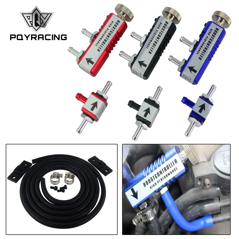 JDM UNIVERSAL RACING ADJUSTABLE 1-30 PSI MANUAL TURBO BOOST CONTROLLER KIT BLUE