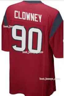 4 Deshaun Watson 99 J.J. Watt 10 DeAndre Hopkins 87 Demaryius Thomas 90 Jadeveon Clowney 32 Mathieu футбольные майки мужские - Цвет: 4