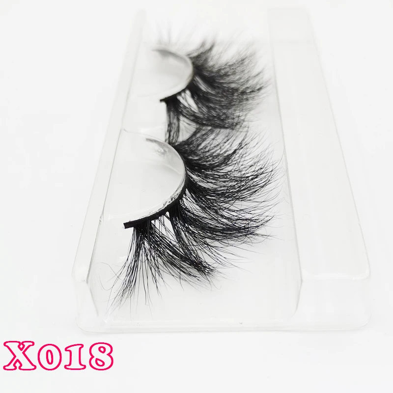 X018-rectangle tray 25 мм 3D норковые ресницы, норковые ресницы, макияж, длинные норковые ресницы, норковые ресницы 25 мм, 3d накладные ресницы, вытянутые ресницы 22 мм, ресницы - Цвет: X018-rectangle tray