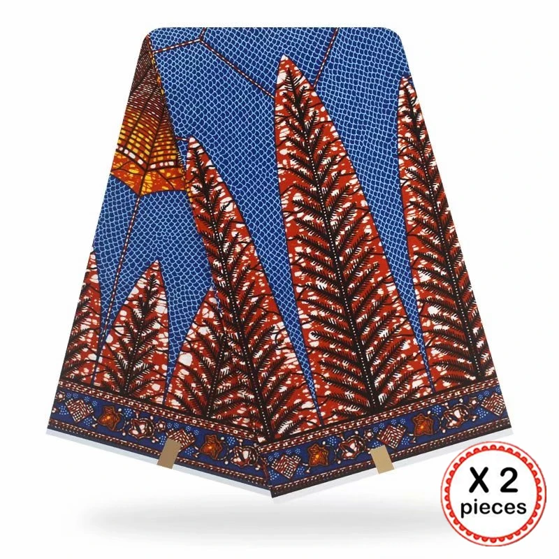 Африканская ткань с восковым принтом, хлопковая ткань для шитья, Анкара, африканская ткань, 12 ярдов, Нигерия, Гана, свадебная одежда, платье 91725