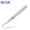VETUS TS Stainless Steel Eyelashes Tweezers Anti-static Professional Volumn Eyelash Extension Eyebrow Makeup Tool 6