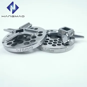 

4 piece NO.5 Electric meat grinder blade Cross knife and ound knife Cross BOSCH MFW45020/MUM5/MUM8