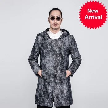 

Spring 2020 New Collection Women Print Jacket Women Coat Medium Length V-neck Collar Warm Windbreaker Women Parka