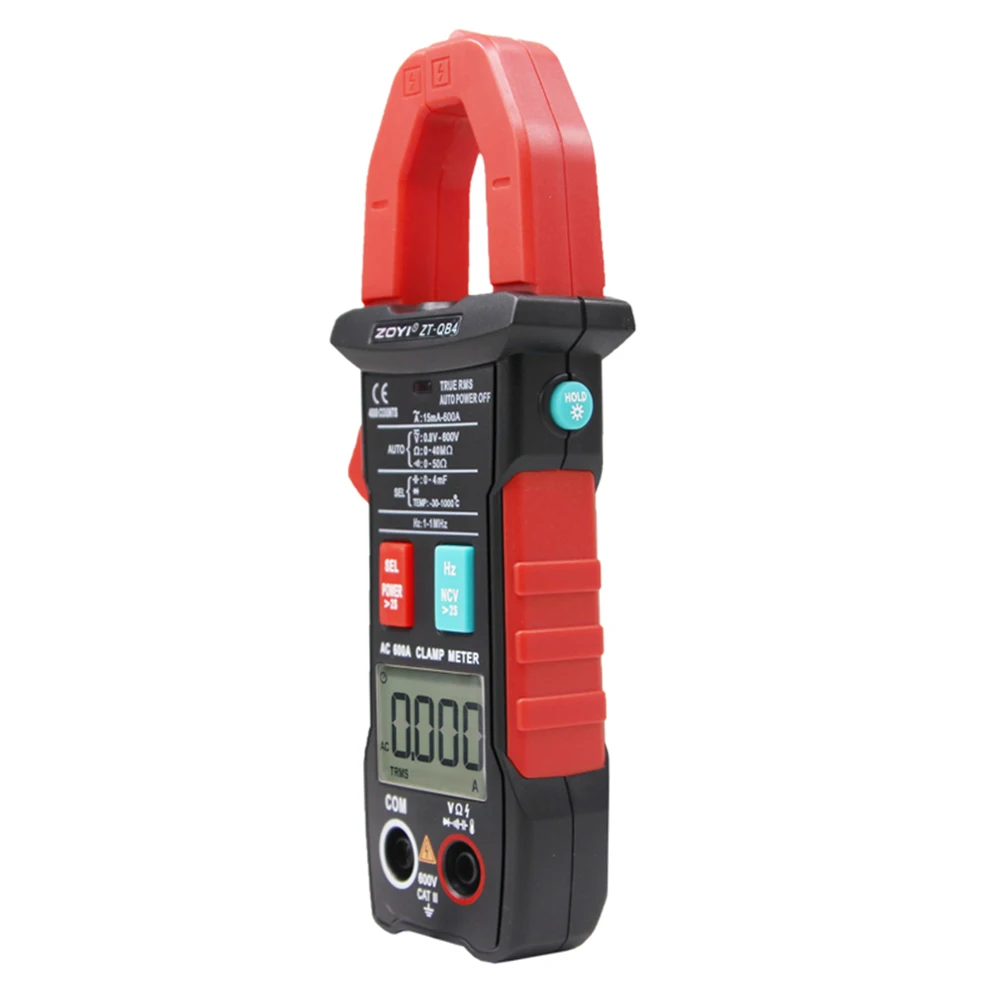 

600A Current Digital Clamp Meter Qb4/QB5 Smart Plier Ammeter Multimeter Dc/ac Voltage Capacitor Temperature Tester