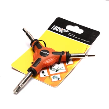 

Y Type 3 Way Bicycle Trigeminal Type Hex Wrench Bike Bicycle Cycling 45 # Steel Hex Allen Wrench Repair Tool