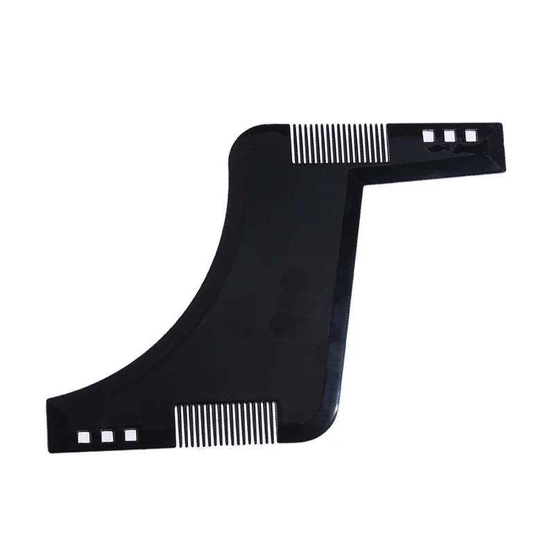 style 1 black Инструмент для укладки бороды, трафарет для бороды, шаблон для расчески для мужчин - Цвет: style 1 black