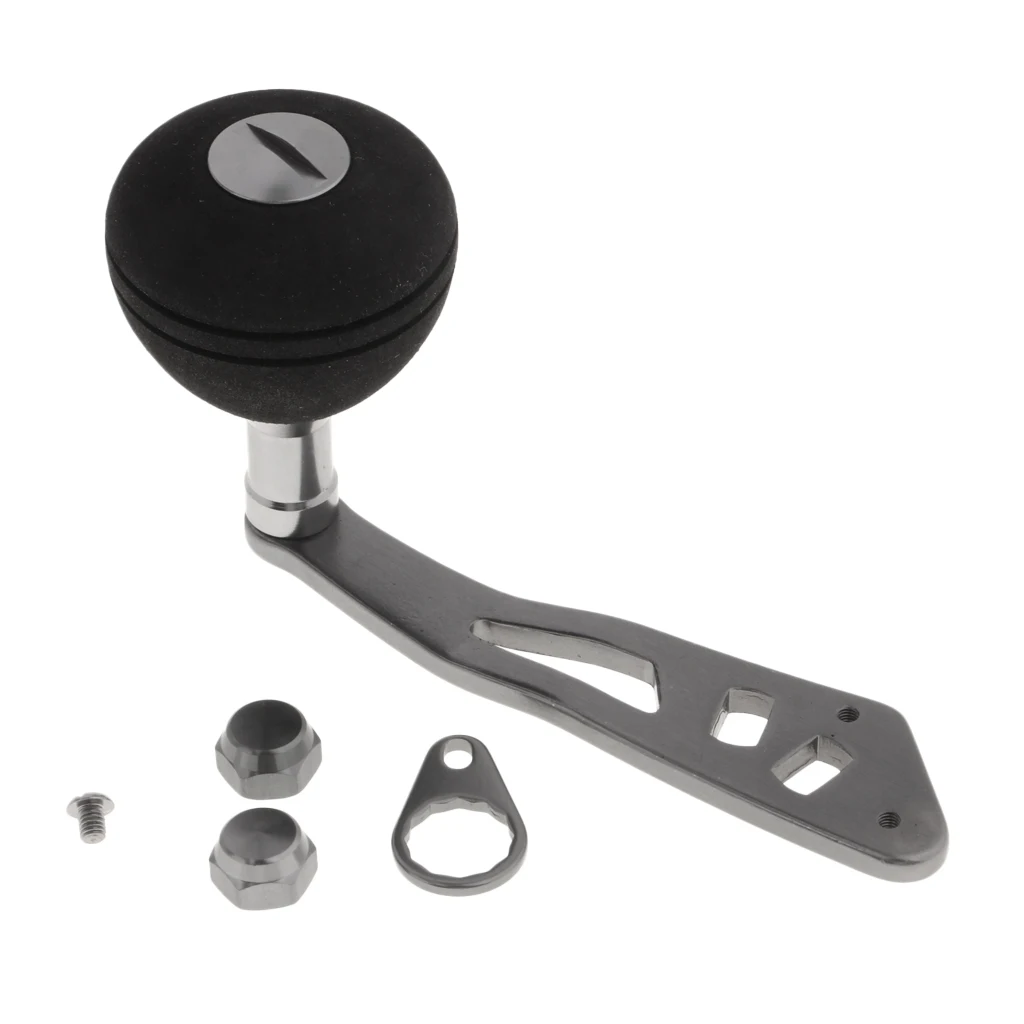 Fishing reel handle knob with accessories for salt water / fresh water