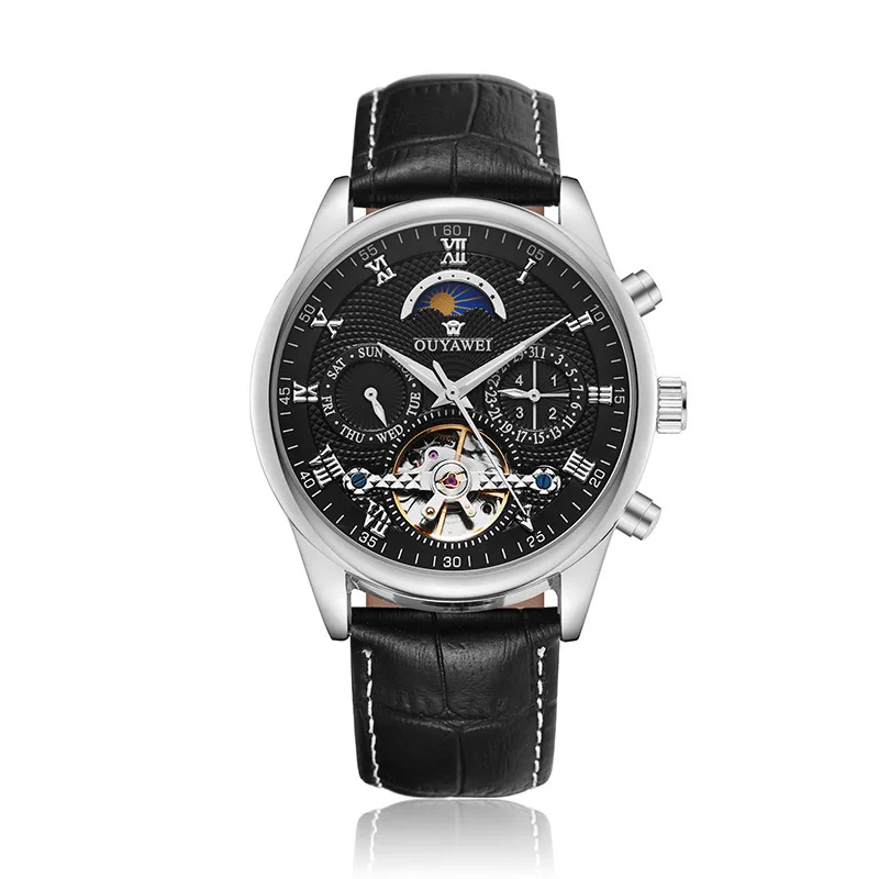 

MEN'S Mechanical Watch Fully Automatic Hollow out Tourbillon Swiss Watch Business Korean-style Top Grade