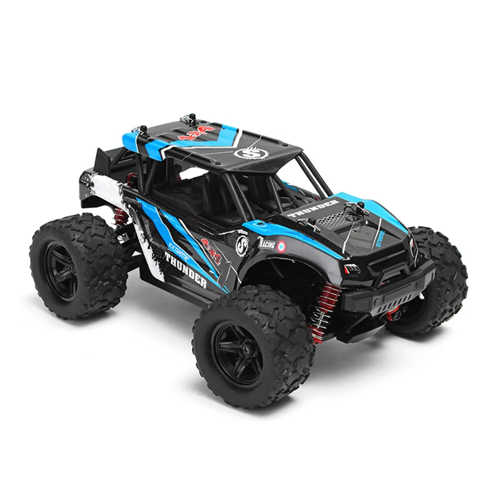 HS RC автомобиль 18311/18312 1/18 35 км/ч 2,4G 4CH 4WD высокая скорость внедорожный альпинист гусеничный высокое качество RC автомобиль игрушки с двумя батареями - Цвет: Blue