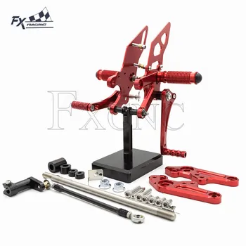 

CNC Aluminum Motorcycle Footrest Rear Foot Pegs Rest Set Footpegs Rearset For Honda Z 125 Monkey Bike Z125 2018 2019 2020