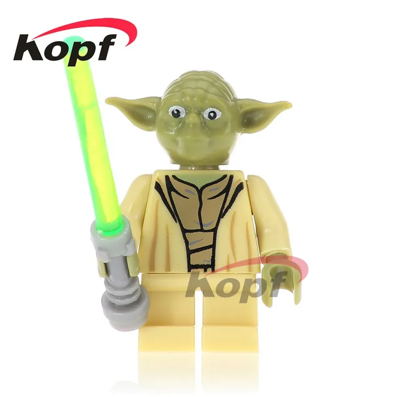 

20Pcs Yoda First Order Officer Space Lieutenant Mitaka Luke Skywalker Darth Raven Building Blocks Children Gift Toys PG748
