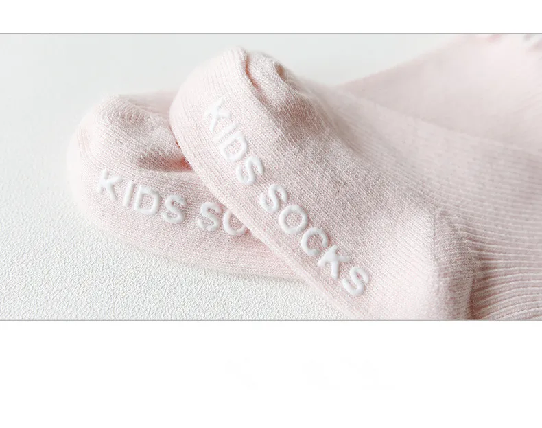 YWHUANSEN/Нескользящие хлопковые носки с оборками по краям для детей от 0 до 4 лет, носки без костей для маленьких девочек всесезонные носки для новорожденных