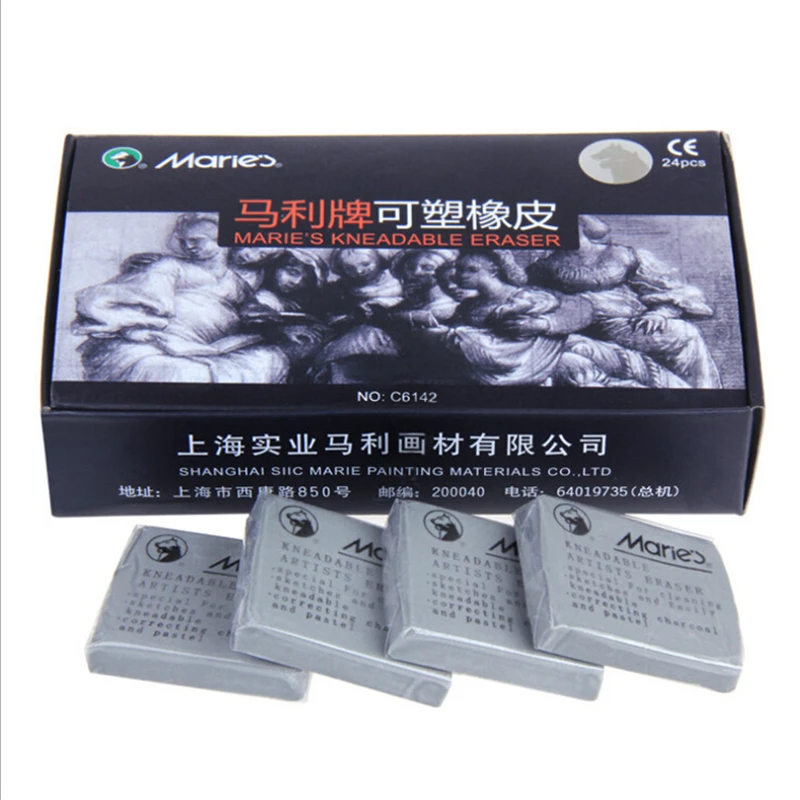 1 Pcs ART Erasers Kids soft eraser Kneadable Sketch not Maries Professional Senior Drawing Plasticine Art pencil