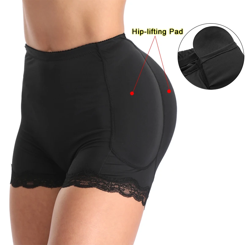 Women 4pcs Pads Enhancers Fake Ass Hip Butt Lifter Shapers Control Panties Padded Slimming Underwear Enhancer Hip Pads Pant maidenform shapewear