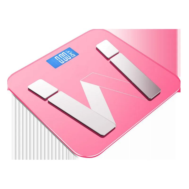 model 2 Приложение Bluetooth Smart Fat Scale большой масштаб лицо тело жир весы Взвешивание Вес весы человеческого тела BMI анализ здоровья весы - Цвет: model 2