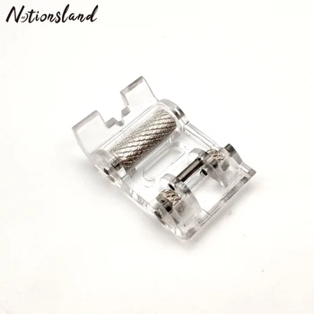 

Roller Presser Foot For Low Shank Snap-On Sewing Machine for Fabric Leather Stitching Domestic Sewing Machine Parts Accessories