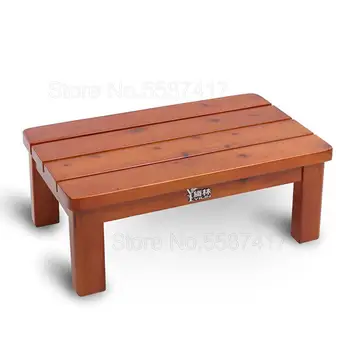 

Solid Wood Single Step Foot Stool Small Wooden Bench Seat Bedside Pedal Waterproof Anti-corrosion Short Stool High Bench