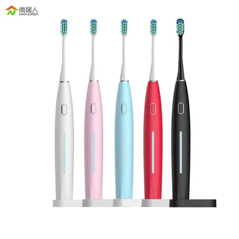 

Electric Toothbrush Automatic 5 Mode Tooth Brush USB Rechargeable Adult Waterproof Ultrasonic with Travel Case Soft Toothbrush