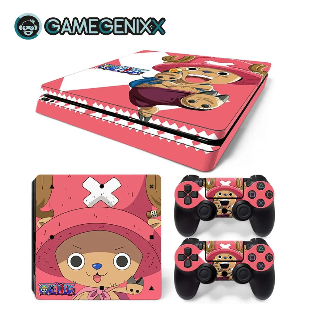GAMEGENIXX Кожа Наклейка Защитная Наклейка Обложка для PS4 Slim консоли и 2 контроллеров-одна штука