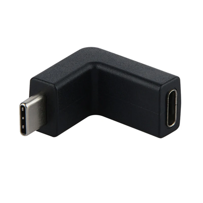 90 градусов угол конвертер адаптер USB 3,1 Тип C папа-мама USB-C конвертер адаптер 10 Гбит/с высокоскоростной передачи