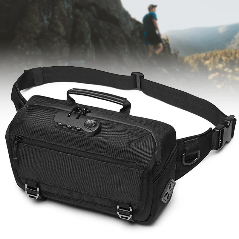 

Anti Theft Sling Bag Shoulder Crossbody Waterproof Chest Bag Lightweight Men Casual Bags d88