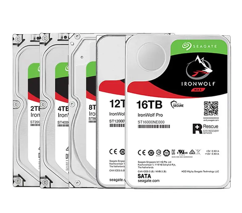 Внутренний жесткий диск Seagate -IronWolf Pro 2 ТБ 4 6 8 10 1 14 16 NAS RAID Network прилагается служба