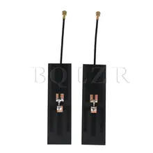 BQLZR 2 шт Черная внутренняя антенна с высоким коэффициентом усиления IPEX1 5,0x1,4 см длина провода 6 см