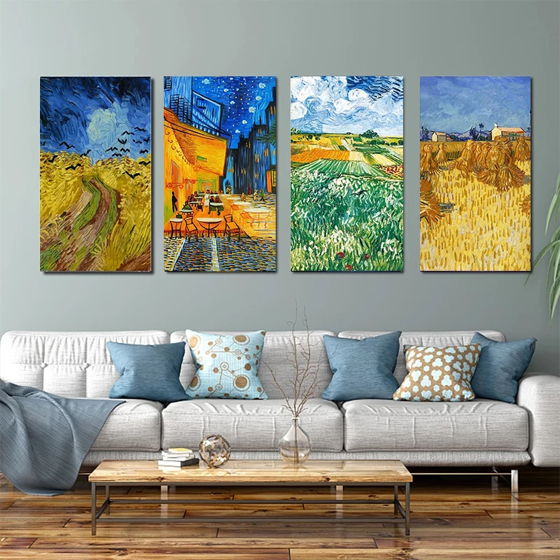 

Post-Impressionism Art Canvas Painting Van Gogh Works Posters and Modern Prints Wall Art Pictures for Living Room Home Decor