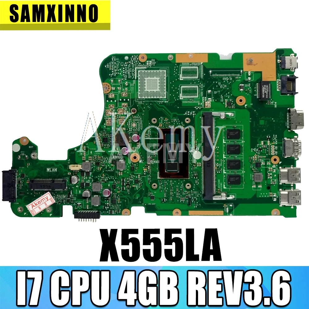 X555LD I7-5500 4 Гб RAM motherboartd для For Asus X555LA F555L K555L X555L материнская плата ноутбука |