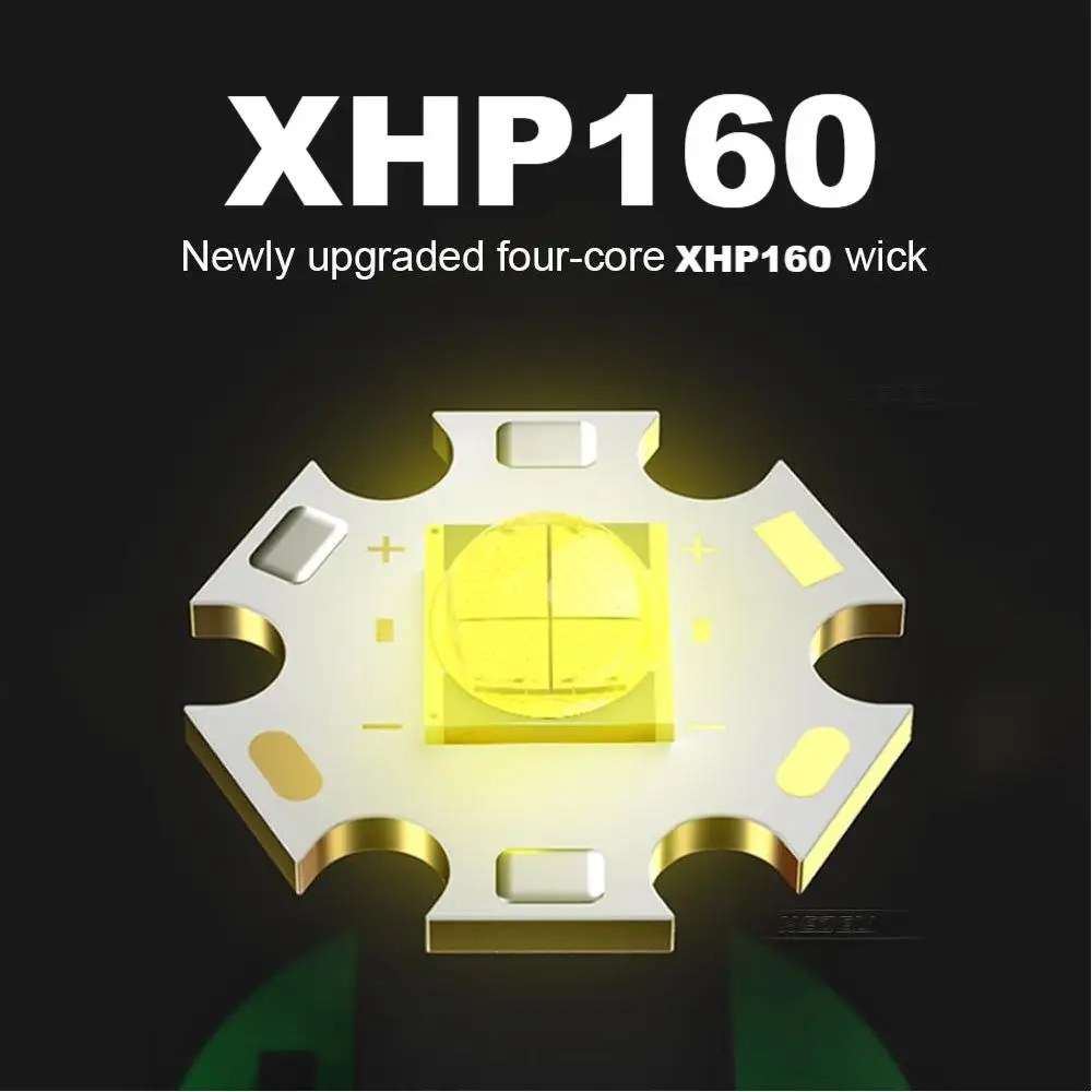 New XHP160 Most Powerful Led Headlamp XHP90 High Power Led Headlight 18650 Light Rechargeable Head Flashlight Zoom Usb Head Lamp