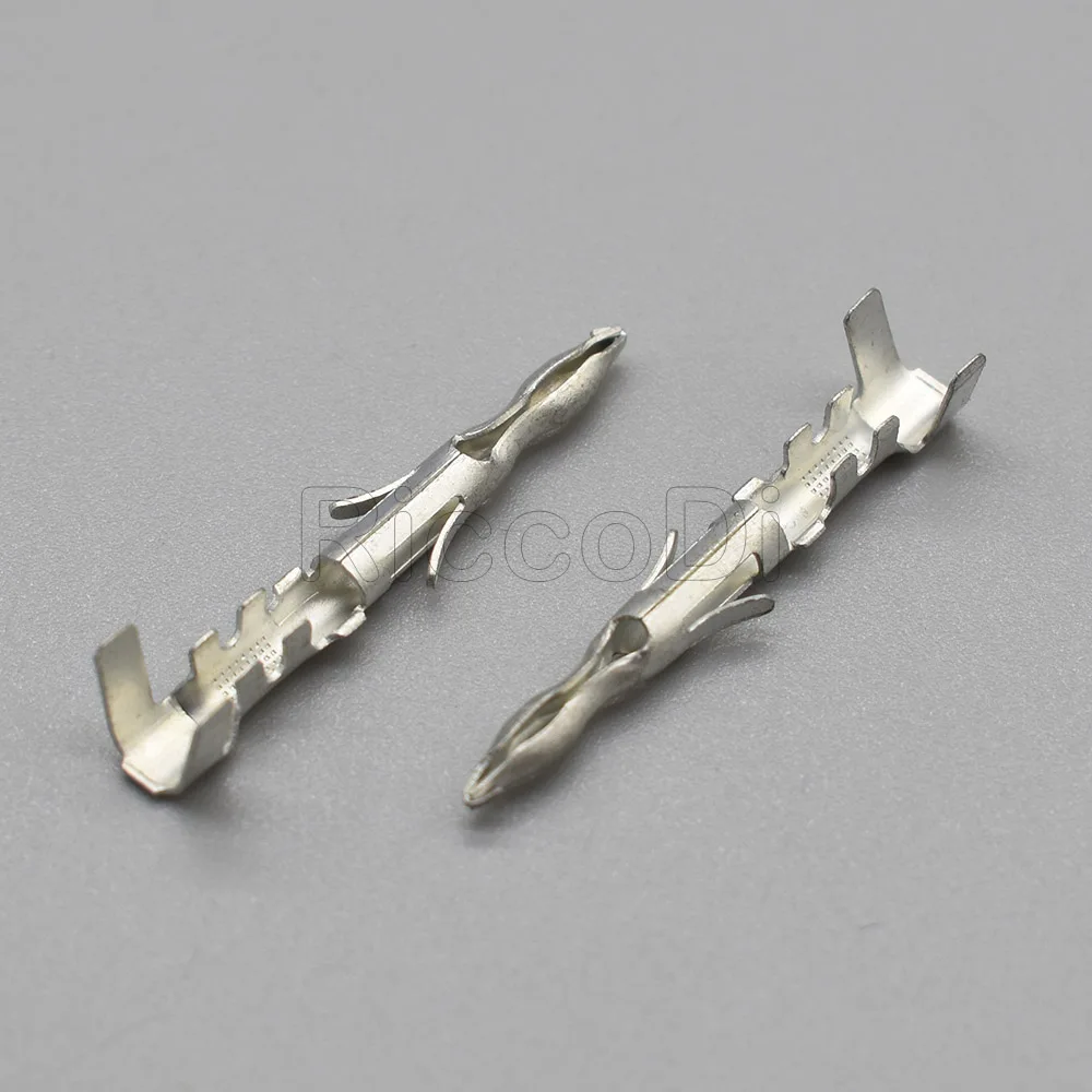 100 Pcs 2.5mm 자동 전기 압착 단자 남성 스페이드 스플 라이스 DJ212-2.5B 자동차 케이블 커넥터 접촉 핀 12089307
