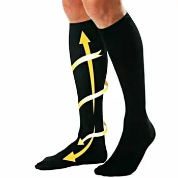 

New Unisex Compression Stockings Pressure Nylon Varicose Vein Stocking knee high Leg Support Stretch Pressure Circulation Stock