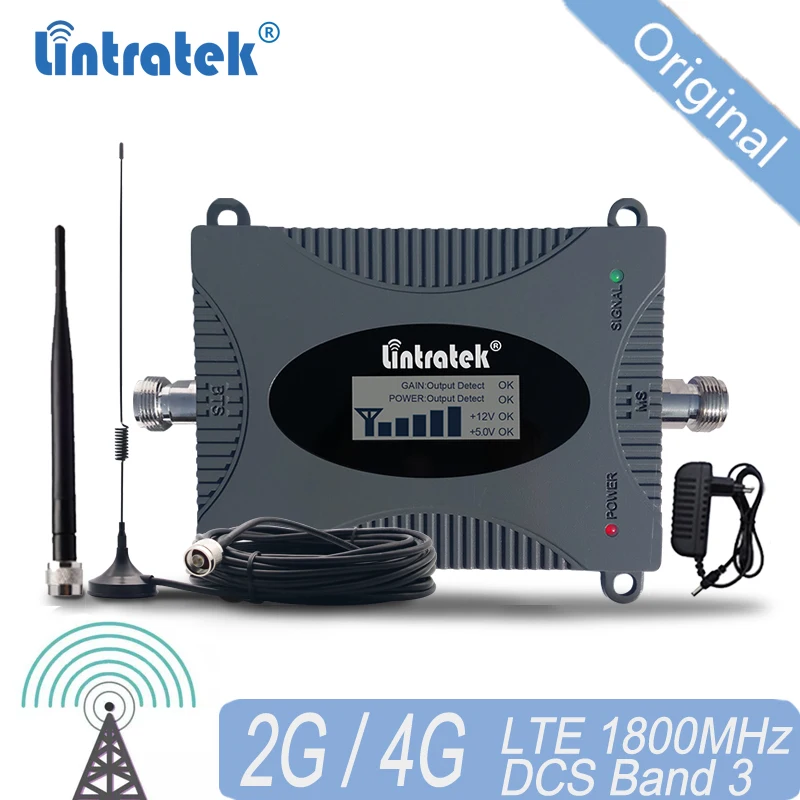 

Signal Booster 2G 4G DCS 1800MHz Mobile Phone Signal Repeater Amplifier Call Signal Cell Phone Signal Booster Amplifier 20